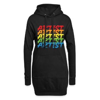 Peintre et vernisseur, le métier le meilleur et le plus ennuyeux - Sweat-shirt à capuche long Femme - noir - Devant