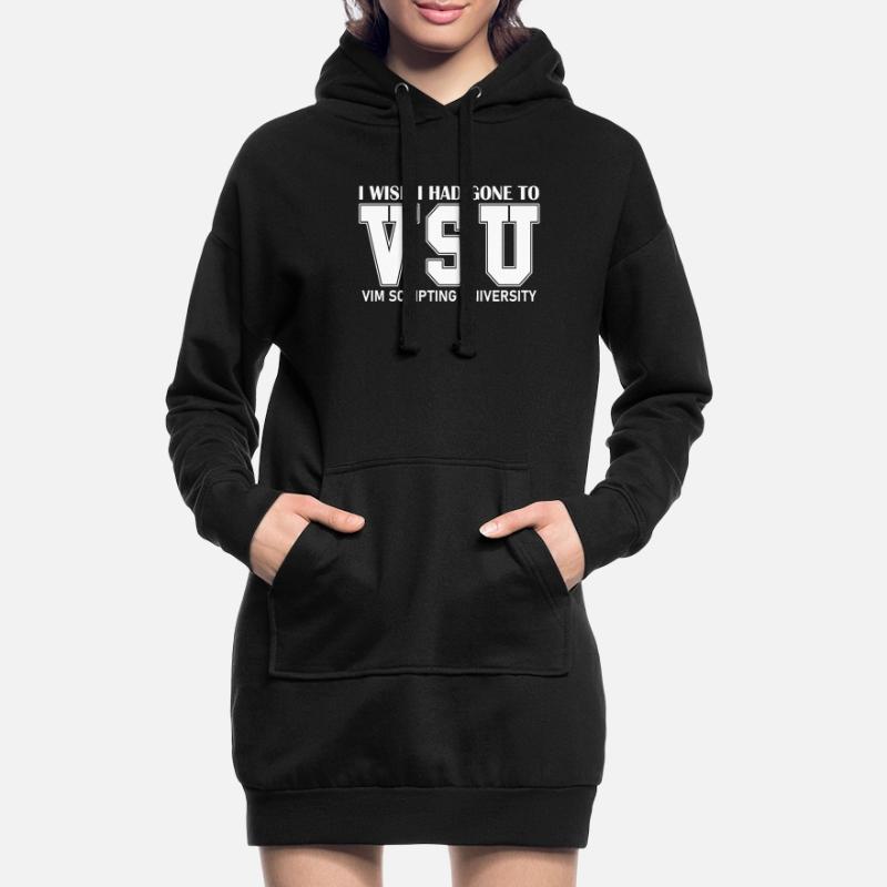 VIM Scripting University Schol of Linux Hacking Hoodie-Kleid