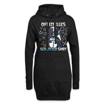 Offizielles Schwitzer Zocken Gamer Ego Shooter - Hoodie-Kleid - Schwarz - Vorne