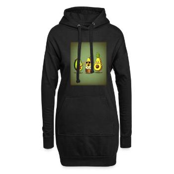 Musicien américano-mexicain Mexican Food Band - Sweat-shirt à capuche long Femme - noir - Devant