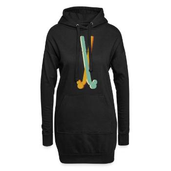 Hockey sur gazon Hockey Bâtons de hockey Hockey - Sweat-shirt à capuche long Femme - noir - Devant