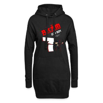 7. Geburtstag Junge 7 Jahre alt - Hoodie-Kleid - Schwarz - Vorne