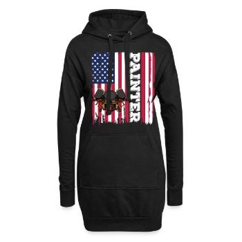 Maler und Lackierer, der Beste und Nervigste Beruf - Hoodie-Kleid - Schwarz - Vorne