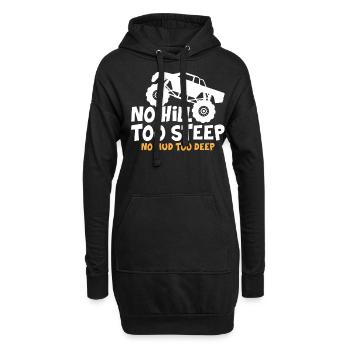 Offroad, 4x4, 4-Rad - Hoodie-Kleid - Schwarz - Vorne