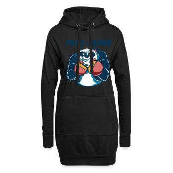 Cadeau de fête des pères pour papa pour la fête des hommes - Sweat-shirt à capuche long Femme - noir - Devant