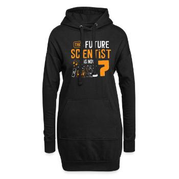 This future scientist is now celebrating - Hoodie Dress - black - Front