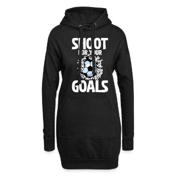 Tirez pour vos objectifs 2 - Sweat-shirt à capuche long Femme - noir - Devant