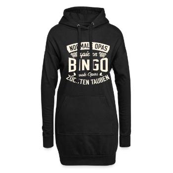 Brieftauben Brieftaubensport Taubenzucht Tauben - Hoodie-Kleid - Schwarz - Vorne