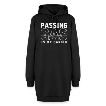 Anesthésie, anesthésiste - Sweat-shirt à capuche long Femme - noir - Devant