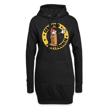 Cool Hot Dog Design pour hommes Femmes Garçons Saucisse - Sweat-shirt à capuche long Femme - noir - Devant