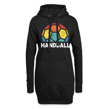 Équipe de handball, club, entraîneur, entraîneur, joueur - Sweat-shirt à capuche long Femme - noir - Devant
