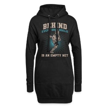 Lacrosse Tormann LAX Goalie Spieler Fan Trainer - Hoodie-Kleid - Schwarz - Vorne