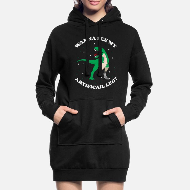 Conception de prothèses de jambe et prothèses de jambe Sweat-shirt à capuche long Femme