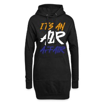 It's An Air Affair - Hoodie-Kleid - Schwarz - Vorne