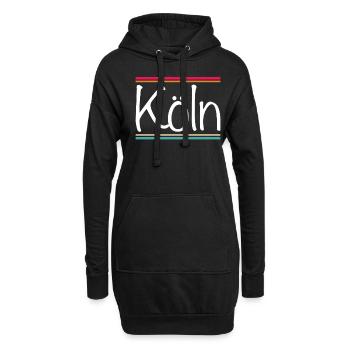 Cologne - Sweat-shirt à capuche long Femme - noir - Devant