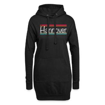 Hannover - Hoodie-Kleid - Schwarz - Vorne