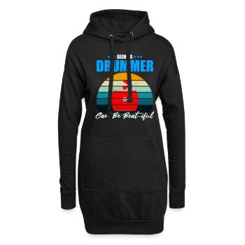 Entraîneur de bateaux-dragons pour les courses de bateaux chinois - Sweat-shirt à capuche long Femme - noir - Devant