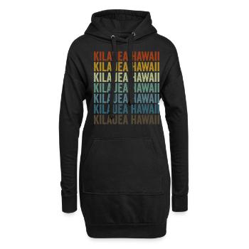 Kilauea Hawaii Volcanoes Volcano Lovers Géologie - Sweat-shirt à capuche long Femme - noir - Devant