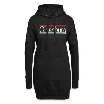 Oldenburg - Sweat-shirt à capuche long Femme - noir - Devant