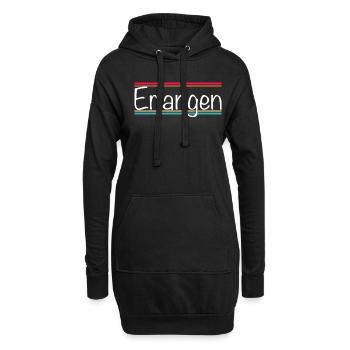 Erlangen - Hoodie-Kleid - Schwarz - Vorne