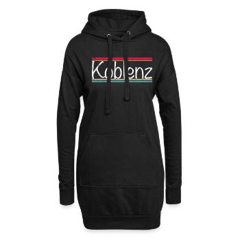 Koblenz - Hoodie-Kleid - Schwarz - Vorne