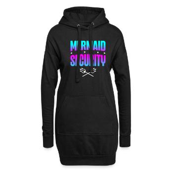 Mermaid Safety Mermaid Lover - Sweat-shirt à capuche long Femme - noir - Devant