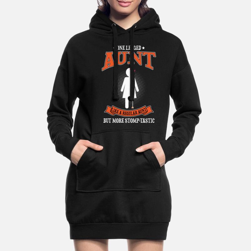 Conception de prothèses de jambe et prothèses de jambe Sweat-shirt à capuche long Femme