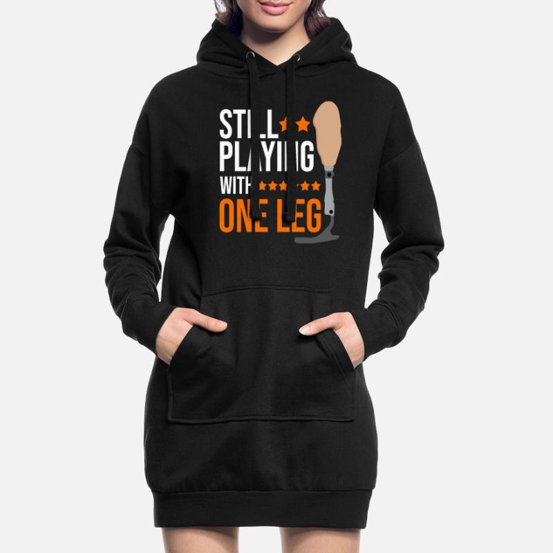 Conception de prothèses de jambe et prothèses de jambe Sweat-shirt à capuche long Femme