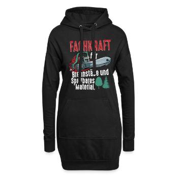 Fachkraft für Brennstäbe und spaltbares Material - Hoodie-Kleid - Schwarz - Vorne