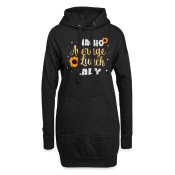 Nacho Average Lunch Lady - Sweat-shirt à capuche long Femme - noir - Devant