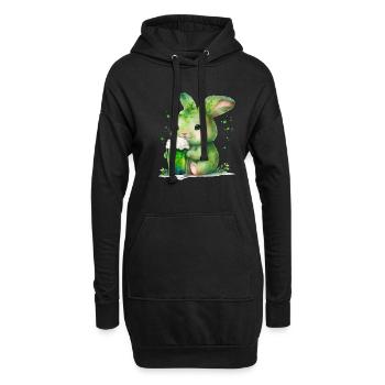 La Saint-Patrick en Irlande applaudit pour de bon - Sweat-shirt à capuche long Femme - noir - Devant