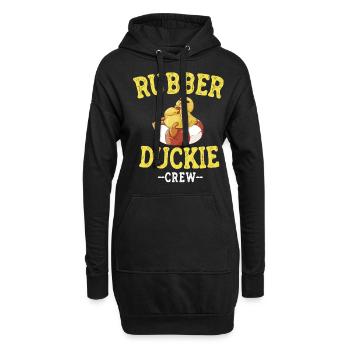 Canard en caoutchouc Canard jaune Équipage Baignade Canards Canards Canards - Sweat-shirt à capuche long Femme - noir - Devant
