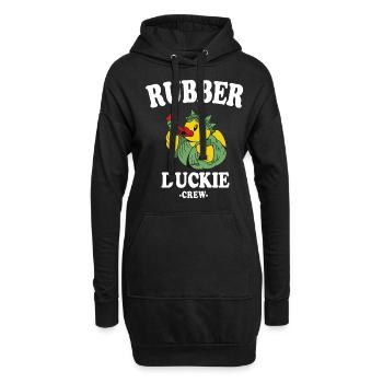 Canard en caoutchouc Canard jaune Équipage Baignade Canards Canards Canards - Sweat-shirt à capuche long Femme - noir - Devant