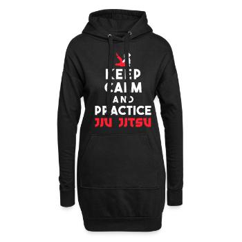 Brazilian Jiu Jitsu MMA Bjj Hugger - Hoodie-Kleid - Schwarz - Vorne