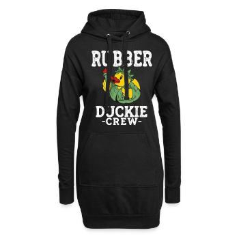 Canard en caoutchouc Canard jaune Équipage Baignade Canards Canards Canards - Sweat-shirt à capuche long Femme - noir - Devant