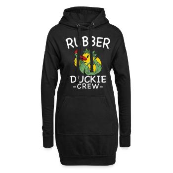 Canard en caoutchouc Canard jaune Équipage Baignade Canards Canards Canards - Sweat-shirt à capuche long Femme - noir - Devant