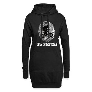 Bmx Bike c’est dans mon ADN - Sweat-shirt à capuche long Femme - noir - Devant