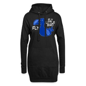 Dodo Joke Dodos - Sweat-shirt à capuche long Femme - noir - Devant