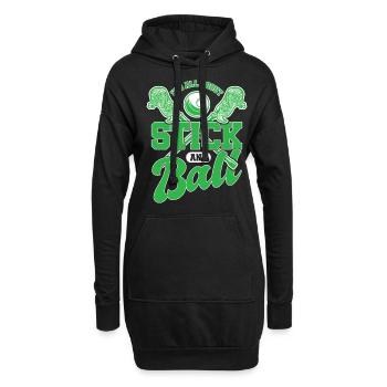 Lacrosse LAX Club Team Spieler Trainer Fans Coach - Hoodie-Kleid - Schwarz - Vorne