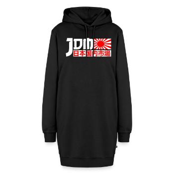 JDM Motorsport Auto Tuning Automotive - Hoodie-Kleid - Schwarz - Vorne