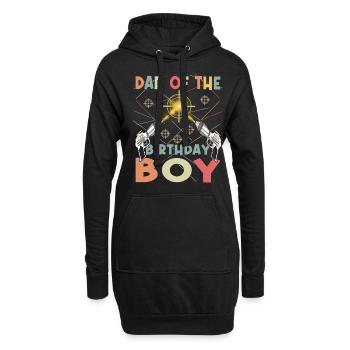 Cool Laser Tag Papa Party Anniversaire Enfant - Sweat-shirt à capuche long Femme - noir - Devant