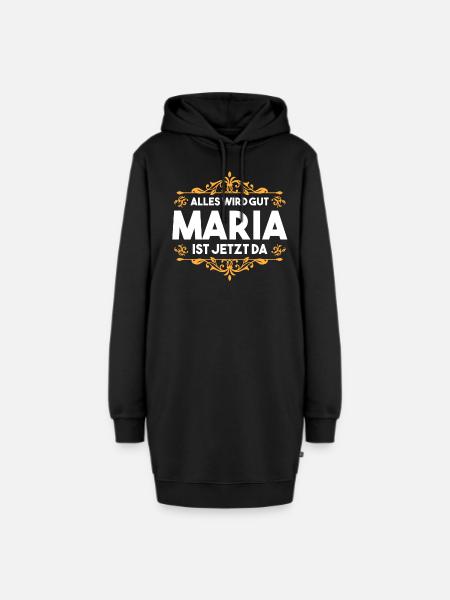 Maria - Hoodie-Kleid - Schwarz