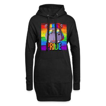 Fierté LGBTQ Christopher Street Day Costume Fierté - Sweat-shirt à capuche long Femme - noir - Devant