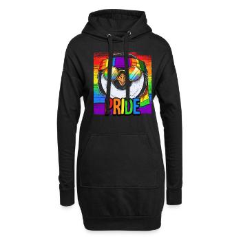 Fierté LGBTQ Christopher Street Day Costume Fierté - Sweat-shirt à capuche long Femme - noir - Devant