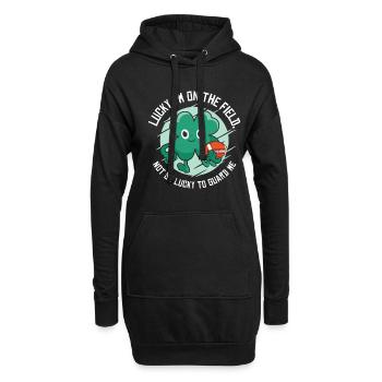 St. Patrick's Day American Football Shamrock - Hoodie Dress - black - Front