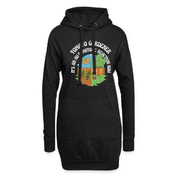Tomate Jardinier Amoureux Drôle de Jardinier - Sweat-shirt à capuche long Femme - noir - Devant