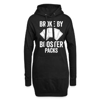 Lustiges Sammelkartenspiel TCG - Hoodie-Kleid - Schwarz - Vorne