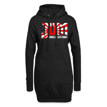 JDM Marché intérieur japonais Automobile - Sweat-shirt à capuche long Femme - noir - Devant