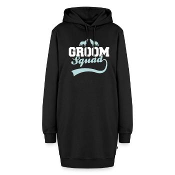 Bräutigam's Wolfsrudel - Hoodie-Kleid - Schwarz - Vorne
