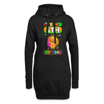 5. Geburtstag 5 Jahre alt | Geschenkidee Geschenk - Hoodie-Kleid - Schwarz - Vorne